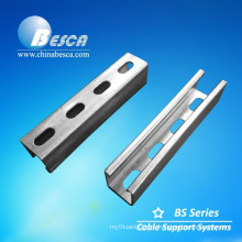 Perforated and steel Grade Zinc Plated C Strut Channel
